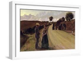 Love Making in the Evening, 1889-91-Fritz Syberg-Framed Giclee Print