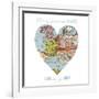 Love Map-Erin Clark-Framed Giclee Print