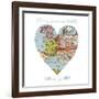 Love Map-Erin Clark-Framed Giclee Print