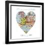 Love Map-Erin Clark-Framed Giclee Print