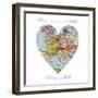 Love Map-Erin Clark-Framed Giclee Print