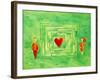 Love Maze, 2004-Julie Nicholls-Framed Giclee Print