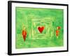 Love Maze, 2004-Julie Nicholls-Framed Giclee Print