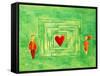 Love Maze, 2004-Julie Nicholls-Framed Stretched Canvas