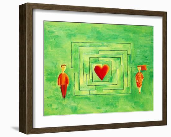 Love Maze, 2004-Julie Nicholls-Framed Giclee Print