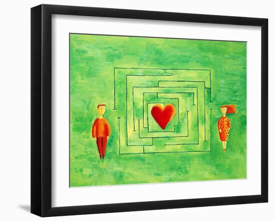 Love Maze, 2004-Julie Nicholls-Framed Giclee Print