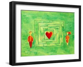 Love Maze, 2004-Julie Nicholls-Framed Giclee Print