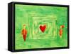 Love Maze, 2004-Julie Nicholls-Framed Stretched Canvas