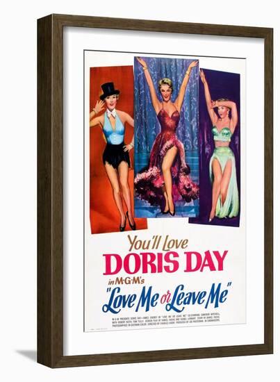 Love Me or Leave Me, Doris Day, 1955-null-Framed Art Print