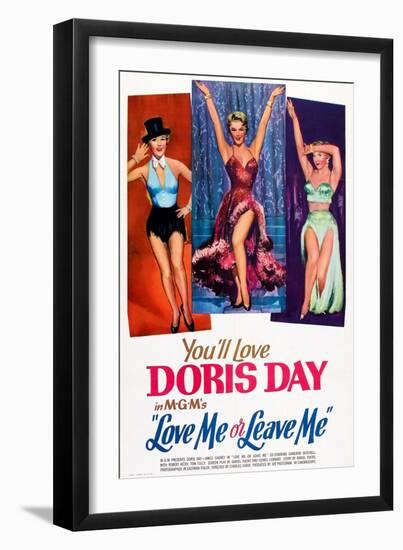 Love Me or Leave Me, Doris Day, 1955-null-Framed Art Print