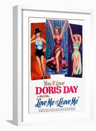 Love Me or Leave Me, Doris Day, 1955-null-Framed Art Print