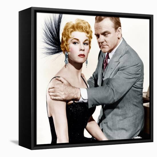 LOVE ME OR LEAVE ME, from left: Doris Day, James Cagney, 1955-null-Framed Stretched Canvas