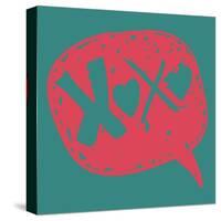 Love Message in Speech Bubble-cienpies-Stretched Canvas
