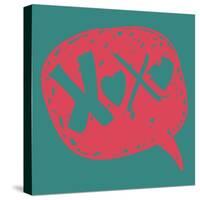 Love Message in Speech Bubble-cienpies-Stretched Canvas