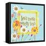 Love More Worry Less-Robbin Rawlings-Framed Stretched Canvas