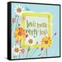 Love More Worry Less-Robbin Rawlings-Framed Stretched Canvas