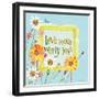 Love More Worry Less-Robbin Rawlings-Framed Art Print