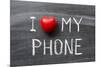 Love My Phone-Yury Zap-Mounted Art Print