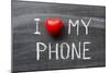 Love My Phone-Yury Zap-Mounted Art Print