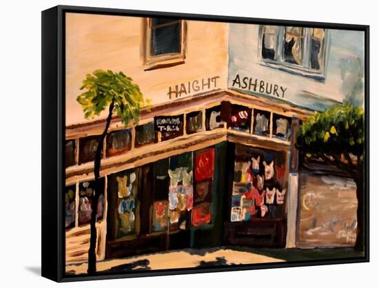 Love N Haight in Haight Ashbury-Markus Bleichner-Framed Stretched Canvas