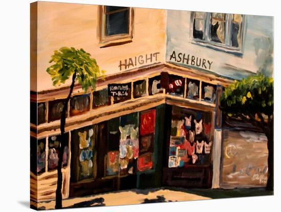 Love N Haight in Haight Ashbury-Markus Bleichner-Stretched Canvas