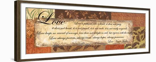 Love Never Fails - special-Gregory Gorham-Framed Premium Giclee Print