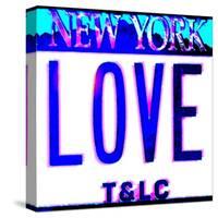 Love NY License Plate, New York-Tosh-Stretched Canvas