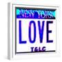 Love NY License Plate, New York-Tosh-Framed Art Print