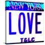 Love NY License Plate, New York-Tosh-Stretched Canvas