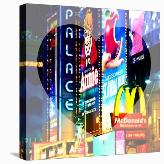 Love NY Series - Advertising Signs in Times Square - Manhattan - New York - USA-Philippe Hugonnard-Stretched Canvas