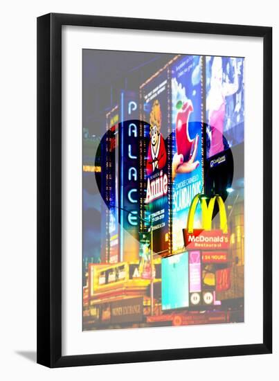 Love NY Series - Advertising Signs in Times Square - Manhattan - New York - USA-Philippe Hugonnard-Framed Photographic Print