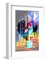 Love NY Series - Advertising Signs in Times Square - Manhattan - New York - USA-Philippe Hugonnard-Framed Photographic Print