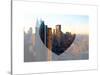 Love NY Series - Architecture & Buildings of Manhattan at Sunset - New York - USA-Philippe Hugonnard-Stretched Canvas