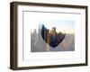 Love NY Series - Architecture & Buildings of Manhattan at Sunset - New York - USA-Philippe Hugonnard-Framed Art Print