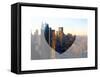 Love NY Series - Architecture & Buildings of Manhattan at Sunset - New York - USA-Philippe Hugonnard-Framed Stretched Canvas