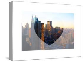 Love NY Series - Architecture & Buildings of Manhattan at Sunset - New York - USA-Philippe Hugonnard-Stretched Canvas