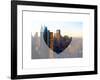 Love NY Series - Architecture & Buildings of Manhattan at Sunset - New York - USA-Philippe Hugonnard-Framed Art Print