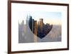 Love NY Series - Architecture & Buildings of Manhattan at Sunset - New York - USA-Philippe Hugonnard-Framed Art Print