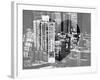 Love NY Series - Architecture & Buildings of Manhattan - New York City - USA - B&W Photography-Philippe Hugonnard-Framed Photographic Print