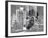 Love NY Series - Architecture & Buildings of Manhattan - New York City - USA - B&W Photography-Philippe Hugonnard-Framed Photographic Print