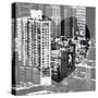 Love NY Series - Architecture & Buildings of Manhattan - New York City - USA - B&W Photography-Philippe Hugonnard-Stretched Canvas