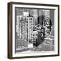 Love NY Series - Architecture & Buildings of Manhattan - New York City - USA - B&W Photography-Philippe Hugonnard-Framed Photographic Print