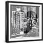 Love NY Series - Architecture & Buildings of Manhattan - New York City - USA - B&W Photography-Philippe Hugonnard-Framed Photographic Print