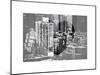 Love NY Series - Architecture & Buildings of Manhattan - New York City - USA - B&W Photography-Philippe Hugonnard-Mounted Art Print