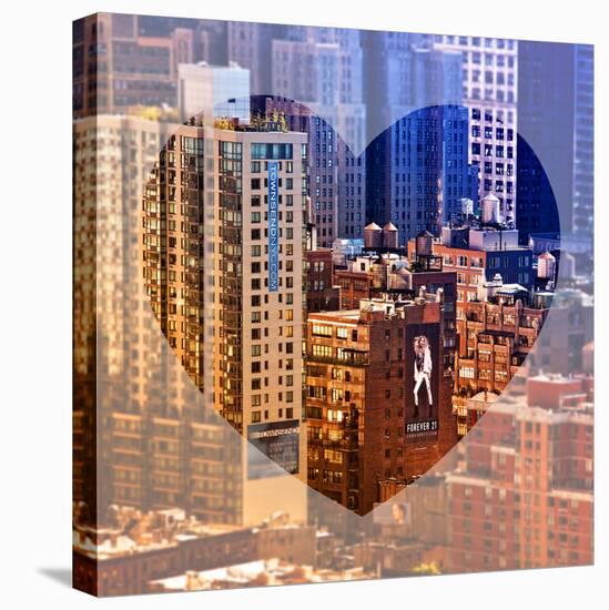 Love NY Series - Architecture & Buildings of Manhattan - New York City - USA-Philippe Hugonnard-Stretched Canvas