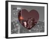 Love NY Series - B&W Cityscape at Night with the New Yorker Hotel - Manhattan - New York - USA-Philippe Hugonnard-Framed Photographic Print