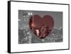 Love NY Series - B&W Cityscape at Night with the New Yorker Hotel - Manhattan - New York - USA-Philippe Hugonnard-Framed Stretched Canvas