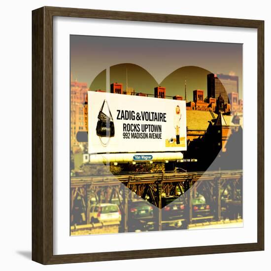 Love NY Series - Billboard in Chelsea - Manhattan - New York - USA-Philippe Hugonnard-Framed Photographic Print