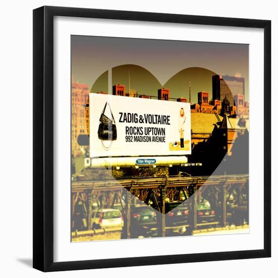 Love NY Series - Billboard in Chelsea - Manhattan - New York - USA-Philippe Hugonnard-Framed Photographic Print