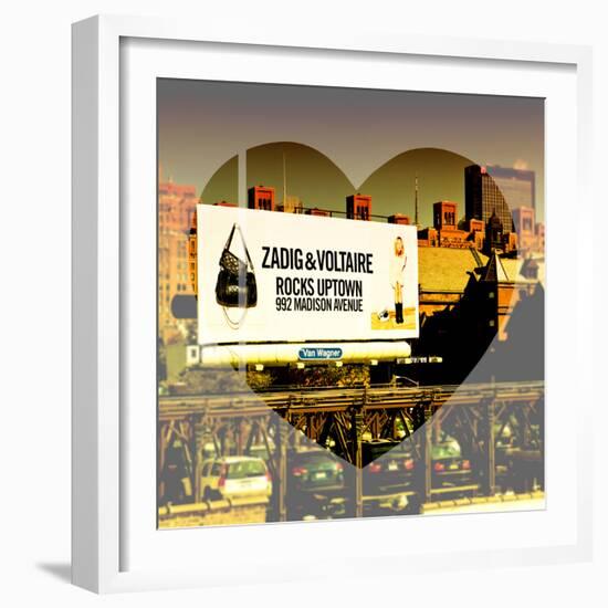 Love NY Series - Billboard in Chelsea - Manhattan - New York - USA-Philippe Hugonnard-Framed Photographic Print